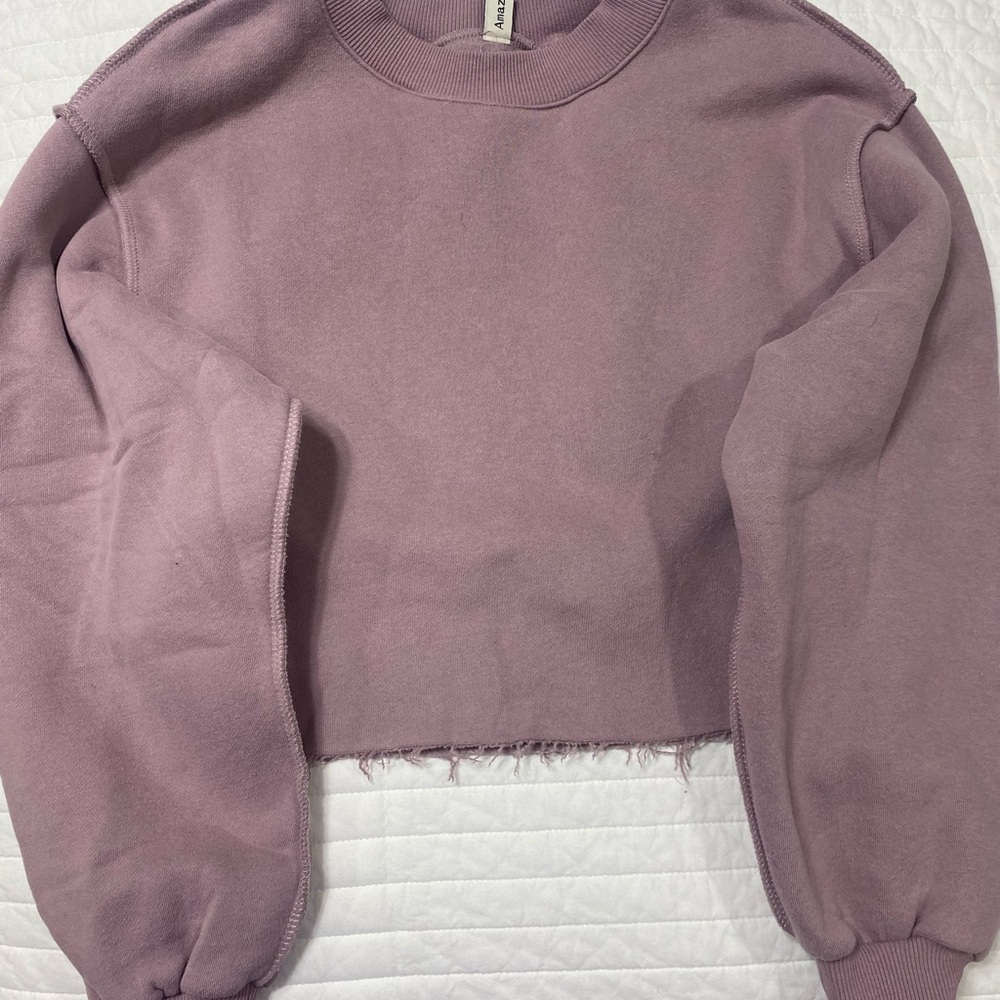 Cropped sweatshirt